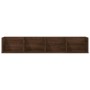 Wall shelf for CD wood in brown oak color 100x18x18 cm by vidaXL, Shelves and shelves - Ref: Foro24-826619, Price: 34,80 €, D...