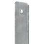 Anclajes de valla 6 uds acero galvanizado plateado 14x6x60 cm de vidaXL, Puntas para anclaje en el suelo - Ref: Foro24-145309...