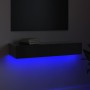 Mueble para TV con luces LED gris brillante 90x35x15,5 cm de vidaXL, Muebles TV - Ref: Foro24-832880, Precio: 61,99 €, Descue...