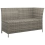 Set de muebles de jardín 4 pzas y cojines ratán sintético gris de vidaXL, Conjuntos de jardín - Ref: Foro24-319691, Precio: 4...