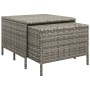 Set de muebles de jardín 4 pzas y cojines ratán sintético gris de vidaXL, Conjuntos de jardín - Ref: Foro24-319691, Precio: 4...