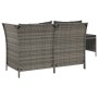 3-piece garden furniture set and gray synthetic rattan cushions by vidaXL, Garden sets - Ref: Foro24-319693, Price: 408,21 €,...