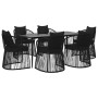 7-piece garden dining set with black PVC rattan cushions by vidaXL, Garden sets - Ref: Foro24-3156565, Price: 1,00 €, Discoun...