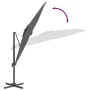 Cantilever parasol with LED anthracite gray 400x300 cm by vidaXL, Umbrellas - Ref: Foro24-319929, Price: 251,40 €, Discount: %