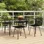 5-teiliges Garten-Ess-Set aus schwarzem synthetischem Rattan von vidaXL, Gartensets - Ref: Foro24-3157883, Preis: 404,75 €, R...