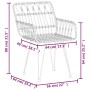 5-piece synthetic rattan garden dining set by vidaXL, Garden sets - Ref: Foro24-3157862, Price: 412,16 €, Discount: %