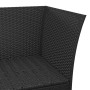 3-piece garden furniture set with black synthetic rattan cushions by vidaXL, Garden sets - Ref: Foro24-319692, Price: 278,17 ...