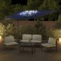 Ampelschirm mit azurblauen LEDs 400x300 cm von vidaXL, Sonnenschirme - Ref: Foro24-319932, Preis: 271,66 €, Rabatt: %