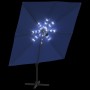 Ampelschirm mit azurblauen LEDs 400x300 cm von vidaXL, Sonnenschirme - Ref: Foro24-319932, Preis: 271,66 €, Rabatt: %