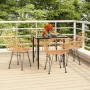 Juego de comedor de jardín 5 piezas ratán sintético de vidaXL, Conjuntos de jardín - Ref: Foro24-3157846, Precio: 341,27 €, D...