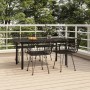 5-Piece Black Synthetic Rattan Garden Dining Set by vidaXL, Garden sets - Ref: Foro24-3157869, Price: 402,22 €, Discount: %