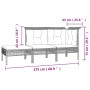 Set de muebles de jardín 10 pzas y cojines ratán sintético gris de vidaXL, Conjuntos de jardín - Ref: Foro24-3187567, Precio:...