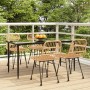 5-piece synthetic rattan garden dining set by vidaXL, Garden sets - Ref: Foro24-3157876, Price: 432,94 €, Discount: %