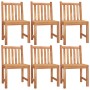 Garten-Essgruppe 7-teilig aus massivem Teakholz von vidaXL, Gartensets - Ref: Foro24-3157149, Preis: 756,86 €, Rabatt: %