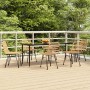 Juego de comedor de jardín 7 piezas ratán sintético de vidaXL, Conjuntos de jardín - Ref: Foro24-3157878, Precio: 636,61 €, D...