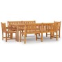 5-piece garden dining set solid teak wood by vidaXL, Garden sets - Ref: Foro24-3157173, Price: 1,00 €, Discount: %