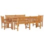 5-piece garden dining set solid teak wood by vidaXL, Garden sets - Ref: Foro24-3157173, Price: 1,00 €, Discount: %