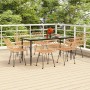 7-teiliges Garten-Essset aus synthetischem Rattan von vidaXL, Gartensets - Ref: Foro24-3157849, Preis: 504,99 €, Rabatt: %