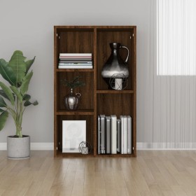 Brown oak plywood shelf/sideboard 50x25x80 cm by vidaXL, Bookcases and shelves - Ref: Foro24-826613, Price: 45,69 €, Discount: %