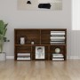 Regal/Sideboard aus braunem Eichensperrholz, 50 x 25 x 80 cm von vidaXL, Bücherregale und Regale - Ref: Foro24-826613, Preis:...