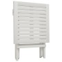 Sun loungers with table 2 pcs solid white acacia wood by vidaXL, Loungers - Ref: Foro24-3155471, Price: 322,65 €, Discount: %