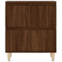 Aparadores 2 uds madera contrachapada roble marrón 60x35x70 cm de vidaXL, Aparadores - Ref: Foro24-3185758, Precio: 116,99 €,...