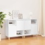 Sideboards 2 Stück weißes Sperrholz 60x35x70 cm von vidaXL, Sideboards - Ref: Foro24-3185719, Preis: 155,79 €, Rabatt: %