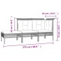 Set de muebles de jardín 10 pzas y cojines ratán sintético gris de vidaXL, Conjuntos de jardín - Ref: Foro24-3187571, Precio:...