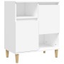 Aparadores 2 uds madera contrachapada blanco 60x35x70 cm de vidaXL, Aparadores - Ref: Foro24-3185719, Precio: 155,79 €, Descu...