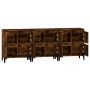 Sideboards 3 units smoked oak plywood 60x35x70 cm by vidaXL, Sideboards - Ref: Foro24-3185780, Price: 215,60 €, Discount: %