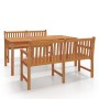 Garden dining set 3 pieces solid teak wood by vidaXL, Garden sets - Ref: Foro24-3157156, Price: 677,89 €, Discount: %