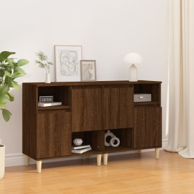 Sideboards 2 pcs brown oak plywood 60x35x70 cm by vidaXL, Sideboards - Ref: Foro24-3185726, Price: 103,99 €, Discount: %