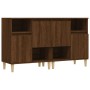 Aparadores 2 uds madera contrachapada roble marrón 60x35x70 cm de vidaXL, Aparadores - Ref: Foro24-3185726, Precio: 103,99 €,...