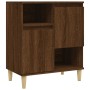 Aparadores 2 uds madera contrachapada roble marrón 60x35x70 cm de vidaXL, Aparadores - Ref: Foro24-3185726, Precio: 103,99 €,...