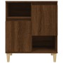 Aparadores 2 uds madera contrachapada roble marrón 60x35x70 cm de vidaXL, Aparadores - Ref: Foro24-3185726, Precio: 103,99 €,...