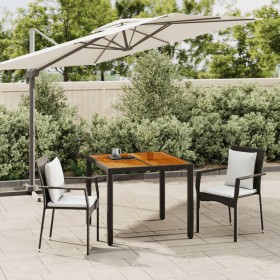 3-piece garden dining set with black synthetic rattan cushions by vidaXL, Garden sets - Ref: Foro24-3184987, Price: 252,62 €,...