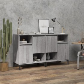 Aparadores 2 uds madera contrachapada gris Sonoma 60x35x70 cm de vidaXL, Aparadores - Ref: Foro24-3185733, Precio: 115,99 €, ...