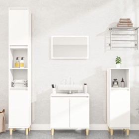 White plywood 3-piece bathroom furniture set by vidaXL, Bathroom furniture - Ref: Foro24-3185581, Price: 183,51 €, Discount: %