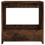 Smoked oak plywood side table 50x26x50 cm by vidaXL, Side tables - Ref: Foro24-826629, Price: 27,72 €, Discount: %