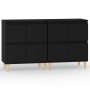 Sideboards 2 pcs black plywood 60x35x70 cm by vidaXL, Sideboards - Ref: Foro24-3185752, Price: 141,99 €, Discount: %