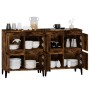 Aparadores 2 uds madera contrachapada roble ahumado 60x35x70 cm de vidaXL, Aparadores - Ref: Foro24-3185764, Precio: 132,99 €...