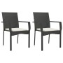 3-piece garden dining set with black synthetic rattan cushions by vidaXL, Garden sets - Ref: Foro24-3184975, Price: 197,74 €,...