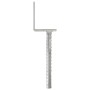 Fence anchors 6 pcs silver galvanized steel 8x6x30 cm by vidaXL, Spikes for anchoring in the ground - Ref: Foro24-145324, Pri...