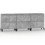 Sideboards 3 pcs concrete gray plywood 60x35x70 cm by vidaXL, Sideboards - Ref: Foro24-3185779, Price: 214,28 €, Discount: %