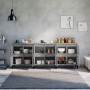 Sideboards 3 pcs concrete gray plywood 60x35x70 cm by vidaXL, Sideboards - Ref: Foro24-3185779, Price: 214,28 €, Discount: %