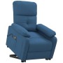 Hebe-Massagesessel aus blauem Stoff von vidaXL, Elektrische Massagesessel - Ref: Foro24-3120380, Preis: 403,57 €, Rabatt: %