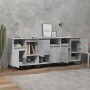 Sideboards 3 pcs concrete gray plywood 60x35x70 cm by vidaXL, Sideboards - Ref: Foro24-3185747, Price: 197,87 €, Discount: %