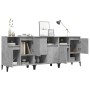 Sideboards 3 pcs concrete gray plywood 60x35x70 cm by vidaXL, Sideboards - Ref: Foro24-3185747, Price: 197,87 €, Discount: %