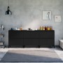 3 Stück Sperrholz Sideboards schwarz 60x35x70 cm von vidaXL, Sideboards - Ref: Foro24-3185776, Preis: 206,99 €, Rabatt: %