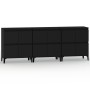 3 Stück Sperrholz Sideboards schwarz 60x35x70 cm von vidaXL, Sideboards - Ref: Foro24-3185776, Preis: 224,33 €, Rabatt: %